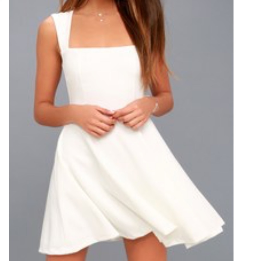 Lulu white dress